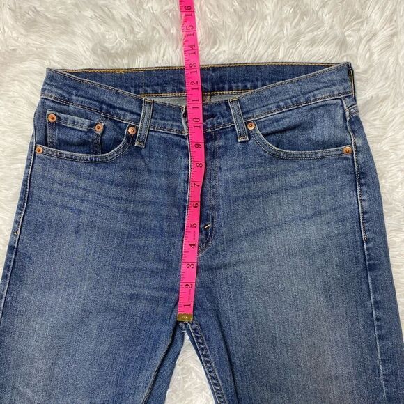 Levis 505 Jeans Mens 30x32 Straight Leg Blue Denim - Picture 10 of 10